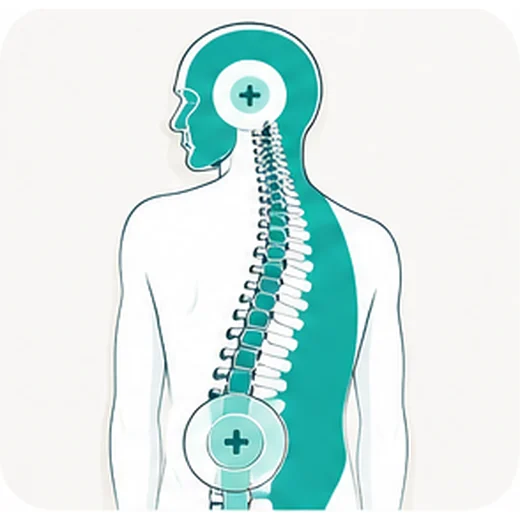 Back and neck pain illustration