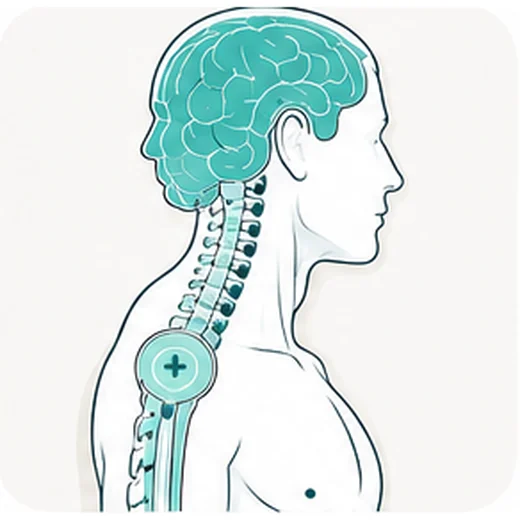 Neck pain physiotherapy illustration