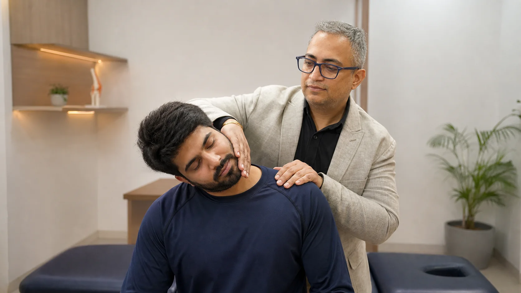 FDM integrated with chiropractic care for neck and shoulder stiffness in Jodhpur